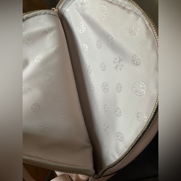 Tory Burch Blush Leather Backpack - Picture 8 of 9